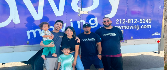 Movers NYC - Roadway Moving's truck in NYC