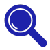 Icon magnifying glass