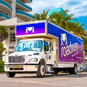 Roadway Moving's truck in Florida